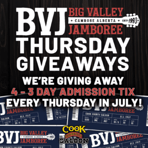 BIG VALLEY GIVEAWAY - JULY 13, 2023