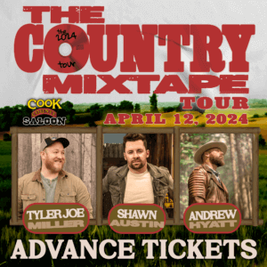 April 12, 2024 - The Country Mixtape Tour Feat. Tyler Joe Miller, Shawn Austin, and Andrew Hyatt Live!