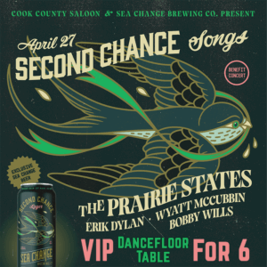 "Second Chance Songs" Benefit Concert VIP Dancefloor Table Package For 6