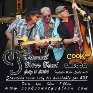 July 5, 2024 - Darrell Barr Band Performing Live! - $25