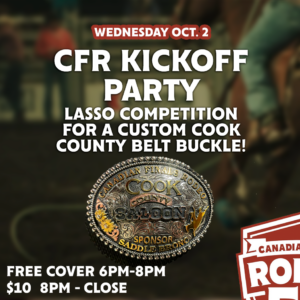 Wednesday October 2, 2024 - CFR Kickoff Party!
