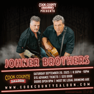 September 20, 2025 - The Johner Brothers Performing Live! - $15