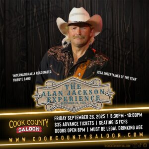 September 26, 2024 - The Alan Jackson Experience Performing Live! - $35