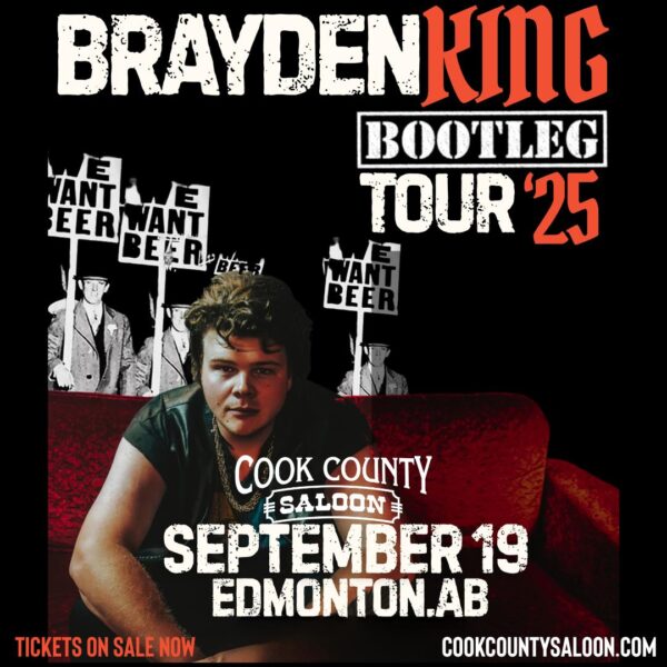 September 19, 2025 - Brayden King's Bootleg Tour! - $20