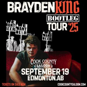 September 19, 2025 - Brayden King's Bootleg Tour! - $20