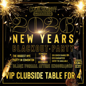 Blackout Party Featuring Justin Hogg! Club-side VIP Dinner Package For 4