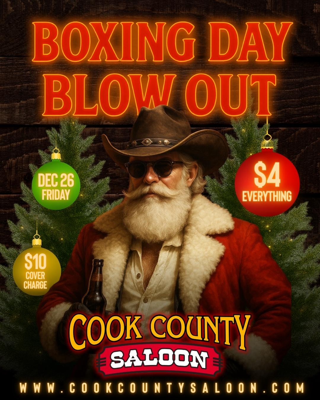 Boxing Day Blowout! $4 EVERYTHING!