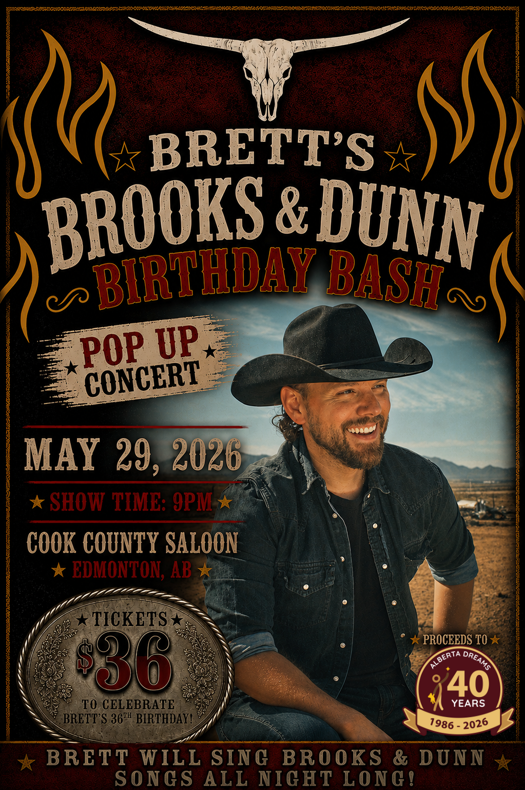 Brett Kissel live poster